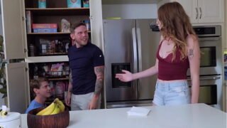 Horny Roommate Convinces Me to Fuck My Friend&rsquo;s Ass – DVP & Facials – Sage Roux, Lucy Foxx, Steve Rickz